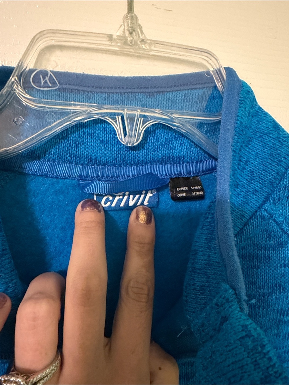 Crivit Blue Full-Zip Jacket - Picture 2 of 5